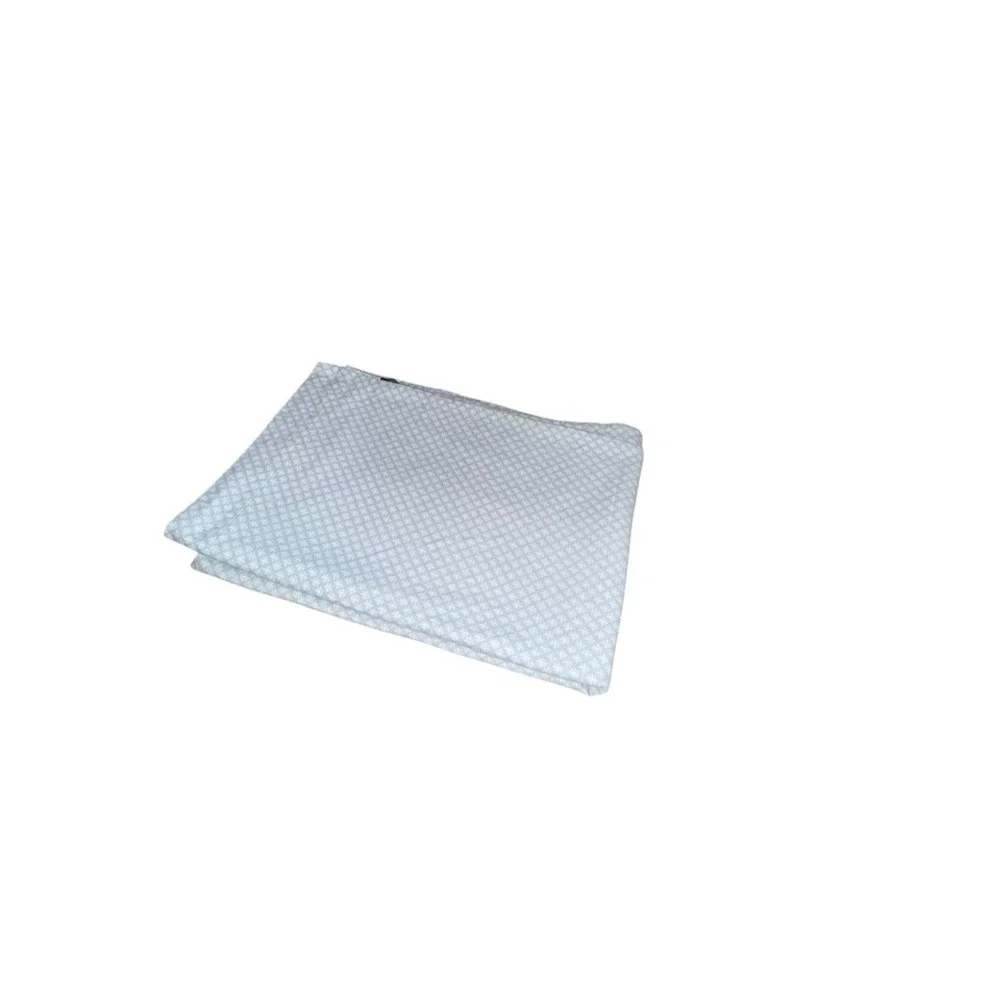 Cuddl Duds Winter Flannel Flat Sheet Gray White Snowflakes Twin Size 100% Cotton